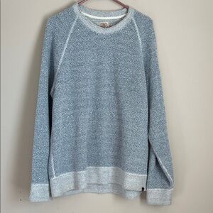 Faherty Men's Crewneck Textured Pullover Beach Sweater Size XL